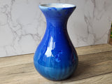 Handmade ceramic vase - Large pottery vase with Blue Crystalline glaze - flower display - Austalian Pottery - unique gift