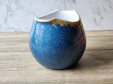 Hand made Pottery bowl -Ceramic bowl with Crystalline glaze - entryway table display bowl -