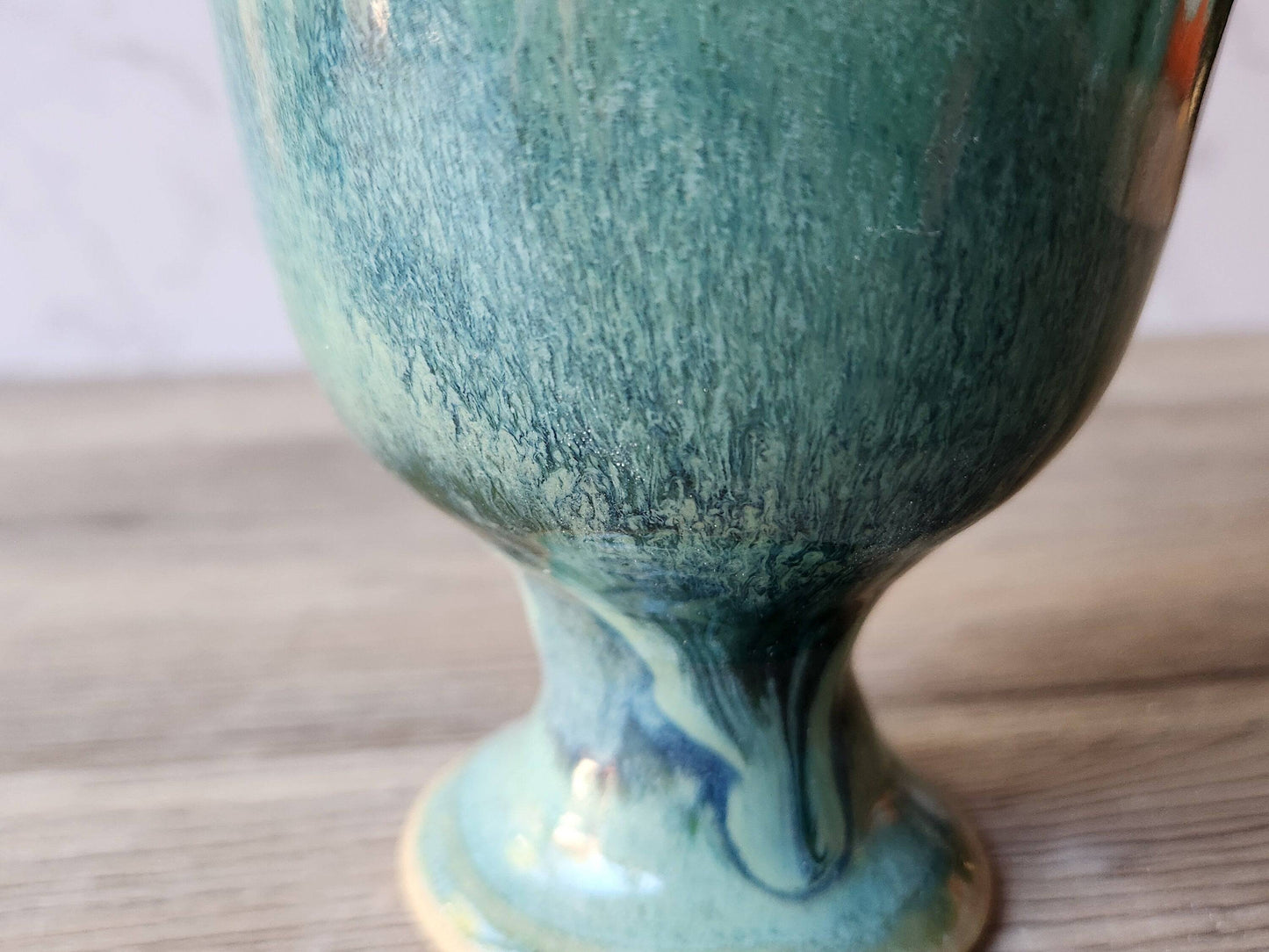 Small Handmade ceramic wine goblet - a perfect gift for a wine or spirit lover - Bar accessories - A unique gift for her