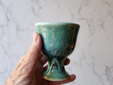 Small Handmade ceramic wine goblet - a perfect gift for a wine or spirit lover - Bar accessories - A unique gift for her