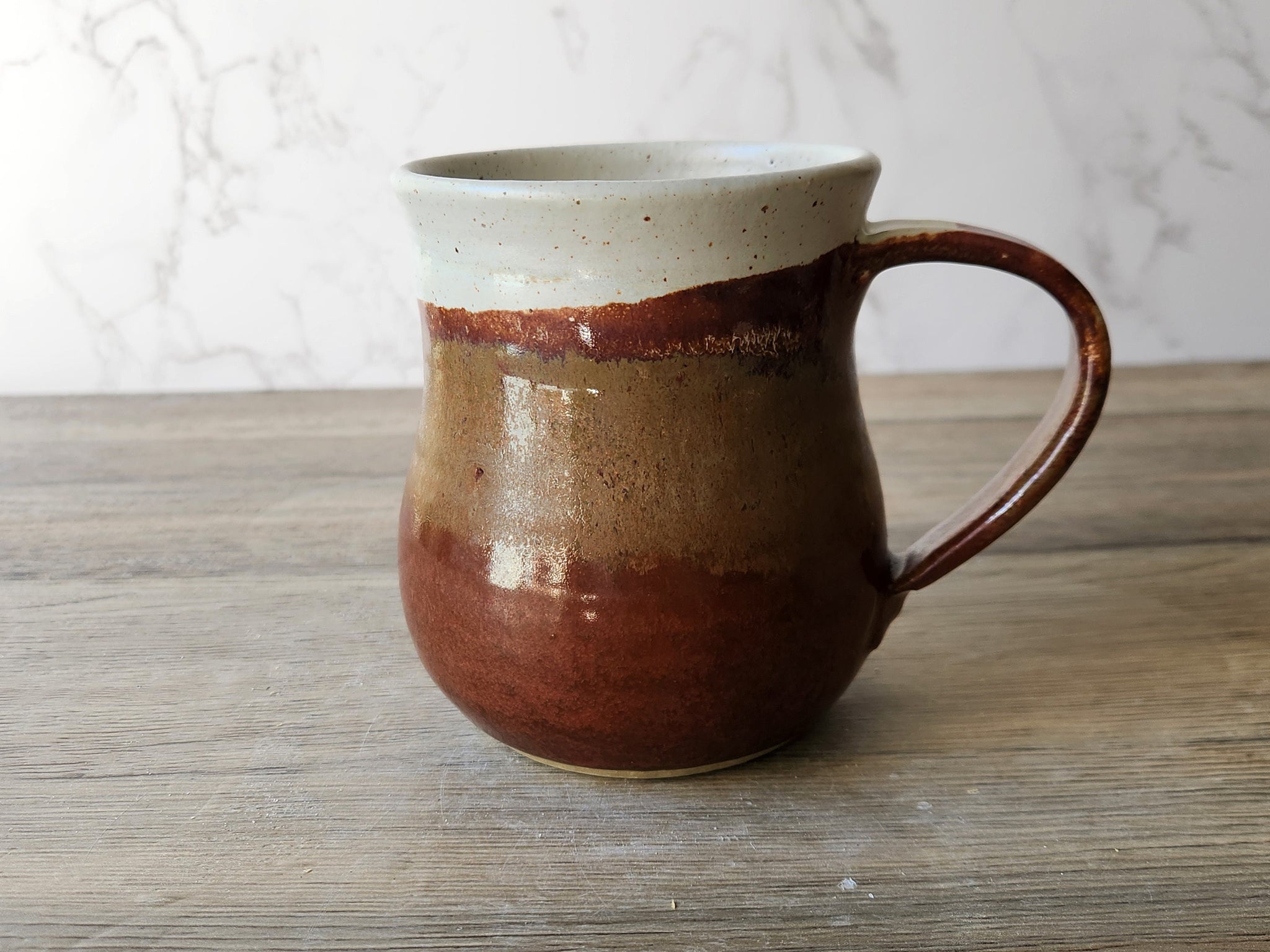 Handmade Ceramic mug pottery coffee mug - stoneware - made in Australia - Large cup - 400ml capacity