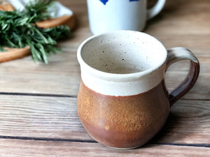 Handmade Pottery Mug - Ceramic pint size mug - man-size mug - Large coffee mug - large Mug - outback Australia inspired stein - 400ml cup -