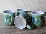 Ceramic mug large - hand-made pottery coffee mug - Australian 400ml cup- Gift for him - Unique home decor gift