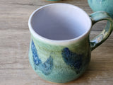 Ceramic mug large - hand-made pottery coffee mug - Australian 400ml cup- Gift for him - Unique home decor gift