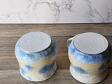 Handmade Pottery mugs, ceramic coffe mug with crystalline glaze, 300ml large pottery cup, Unique pottery gift, coffee lovers