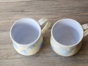 Handmade Pottery mugs, ceramic coffe mug with crystalline glaze, 300ml large pottery cup, Unique pottery gift, coffee lovers