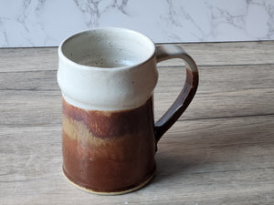 Handmade Pottery Stein - Ceramic pint size mug - man-size tankard - Bush Australia inspired stein - 550ml ceramic beer mug - Pint Pot