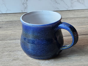 Handmade pottery mug, Ceramic mug made in Australia, coffee lovers mug, large coffee cup, 350ml cup, large teacup