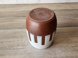 Hand-made ceramic mug -450ml pottery coffee mug -red clay- white glaze -made in Australia