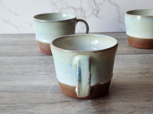 handmade pottery cup - small mug - red clay ceramic mug - unique gift