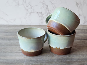 handmade pottery cup - small mug - red clay ceramic mug - unique gift