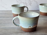 handmade pottery cup - small mug - red clay ceramic mug - unique gift