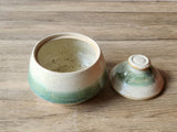 Hand-made pottery sugar bowl - Ceramic lidded container - small condiment container - lidded bowl - Storage pot - Tea Jar - 2 cup capacity