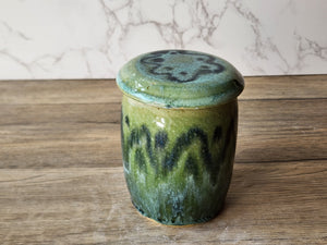 Hand made pottery lidded jar - Ceramic lidded container - small condiment container - sugar bowl - Storage pot - Tea Jar - Ceramic canister