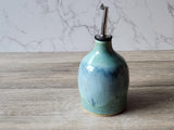 Hand made Pottery Oil Bottle - Ceramic Olive oil pourer - Oil dispencer made in Australia - vinegar bottle