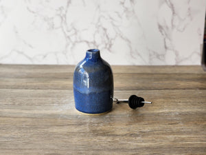 Hand made Pottery Oil Bottle - Ceramic Olive oil pourer - Oil dispenser -made in Australia - Vinegar bottle