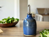 Hand made Pottery Oil Bottle - Ceramic Olive oil pourer - Oil dispenser -made in Australia - Vinegar bottle