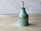 Hand made Pottery Oil Bottle - Ceramic Olive oil pourer - Oil dispencer made in Australia