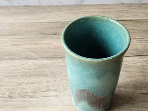 Handmade ceramic vase - pottery with Crystalline glaze