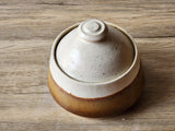 Hand made pottery sugar bowl - Ceramic lidded container - small condiment container - lidded bowl - Storage pot - Tea Jar