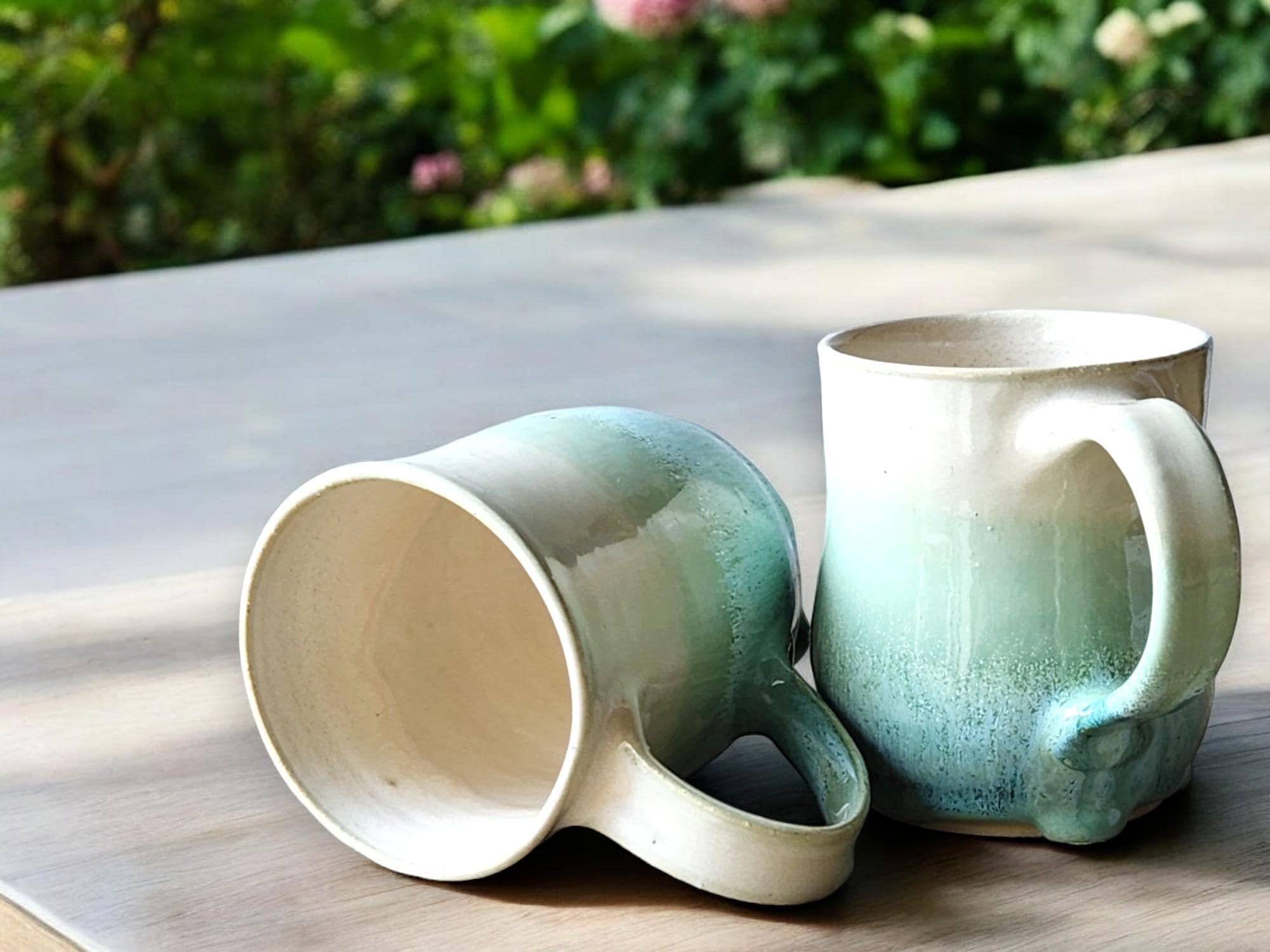 Ceramic mug - handmade pottery coffee mug - stoneware - made in Australia - Large cup - 400ml capacity