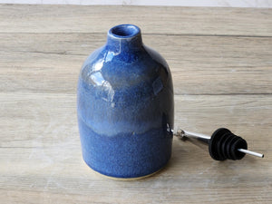 Hand made Pottery Oil Bottle - Ceramic Olive oil pourer - Oil dispenser -made in Australia - Vinegar bottle