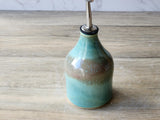 Hand made Pottery Oil Bottle - Ceramic Olive oil pourer - Oil dispenser made in Australia- vinegar or salad dressing pourer