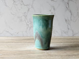 Handmade ceramic vase - pottery with Crystalline glaze