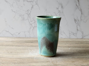 Handmade ceramic vase - pottery with Crystalline glaze