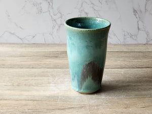 Handmade ceramic vase - pottery with Crystalline glaze