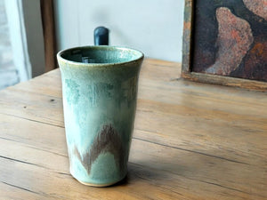 Handmade ceramic vase - pottery with Crystalline glaze