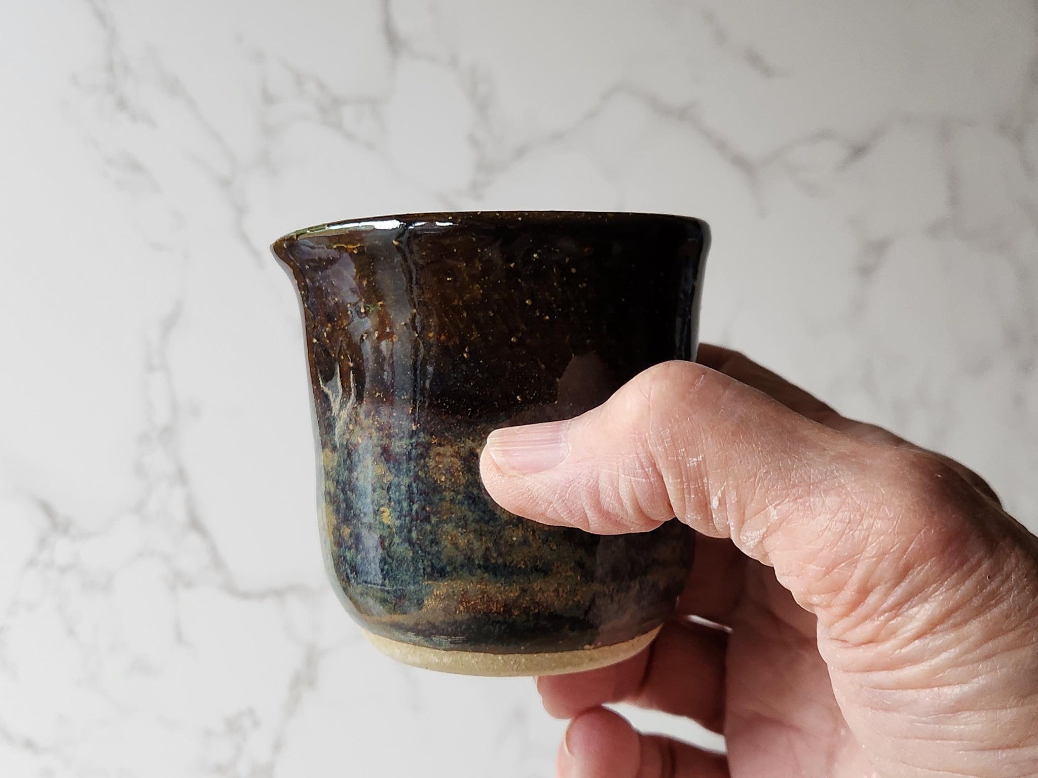 Handmade pottery Jug, 100ml - Ceramic creamer, Australian made sauce jug,Sauce pourer, Soy sauce dishes, small milk jug