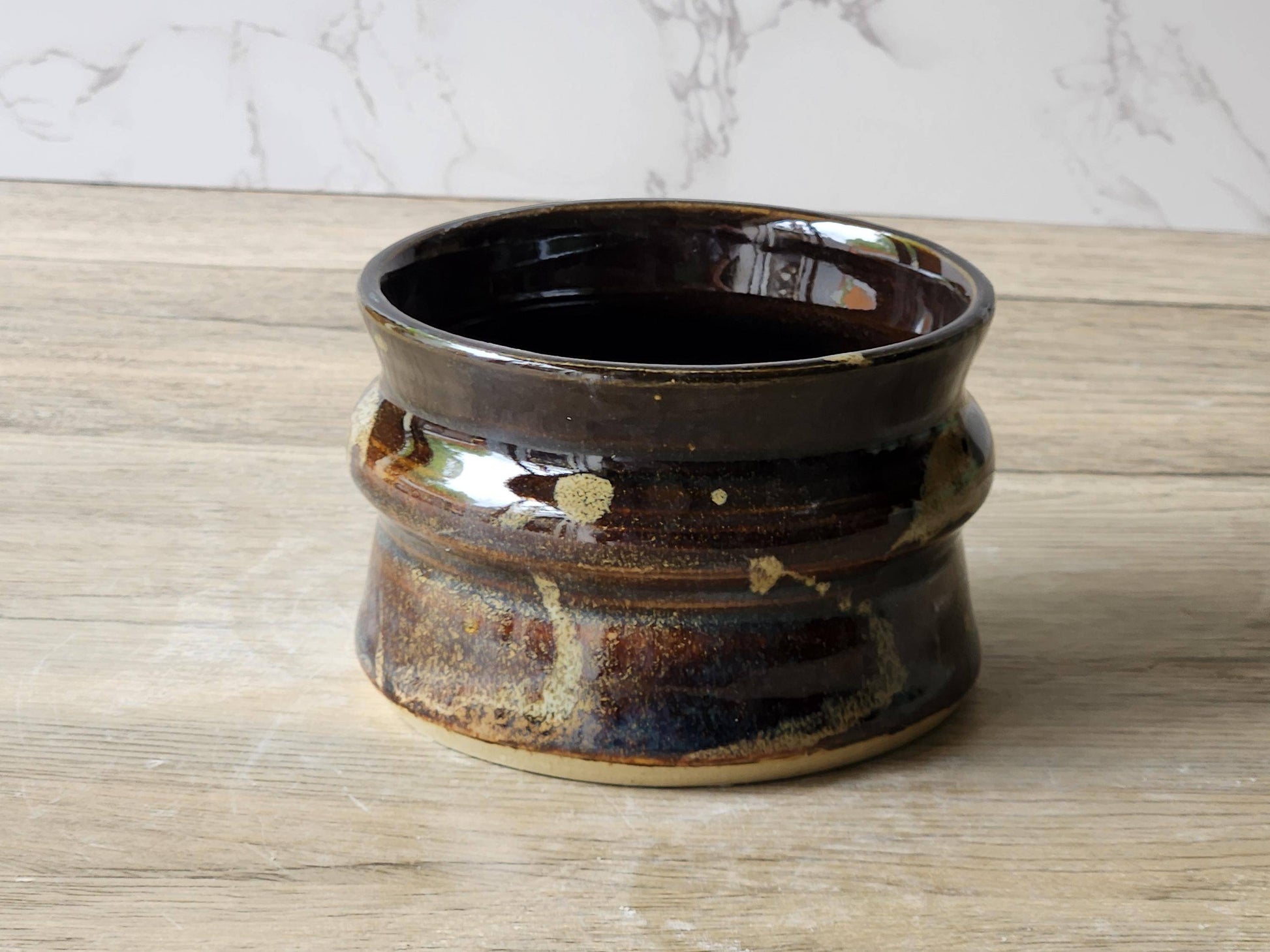 Hand-made pottery sugar bowl - UniquecCeramic container - small condiment Bowl - pottery Jar- Storage pot - small bowl