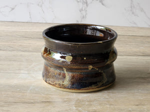 Hand-made pottery sugar bowl - UniquecCeramic container - small condiment Bowl - pottery Jar- Storage pot - small bowl