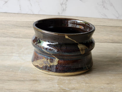 Hand-made pottery sugar bowl - UniquecCeramic container - small condiment Bowl - pottery Jar- Storage pot - small bowl
