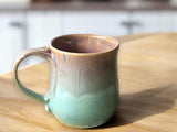 Handmade Pottery Mug Large - Ceramic large size mug - man-size mug - Large coffee mug - outback Australia inspired stein - 400ml cup