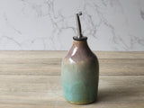 Hand made Pottery Oil Bottle - 400ml Ceramic Olive oil pourer - Oil dispenser -made in Australia - Vinegar bottle