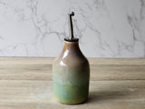 Hand made Pottery Oil Bottle - 450ml Ceramic Olive oil pourer - Oil dispenser -made in Australia - Vinegar bottle