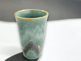 Handmade ceramic vase - pottery with Crystalline glaze