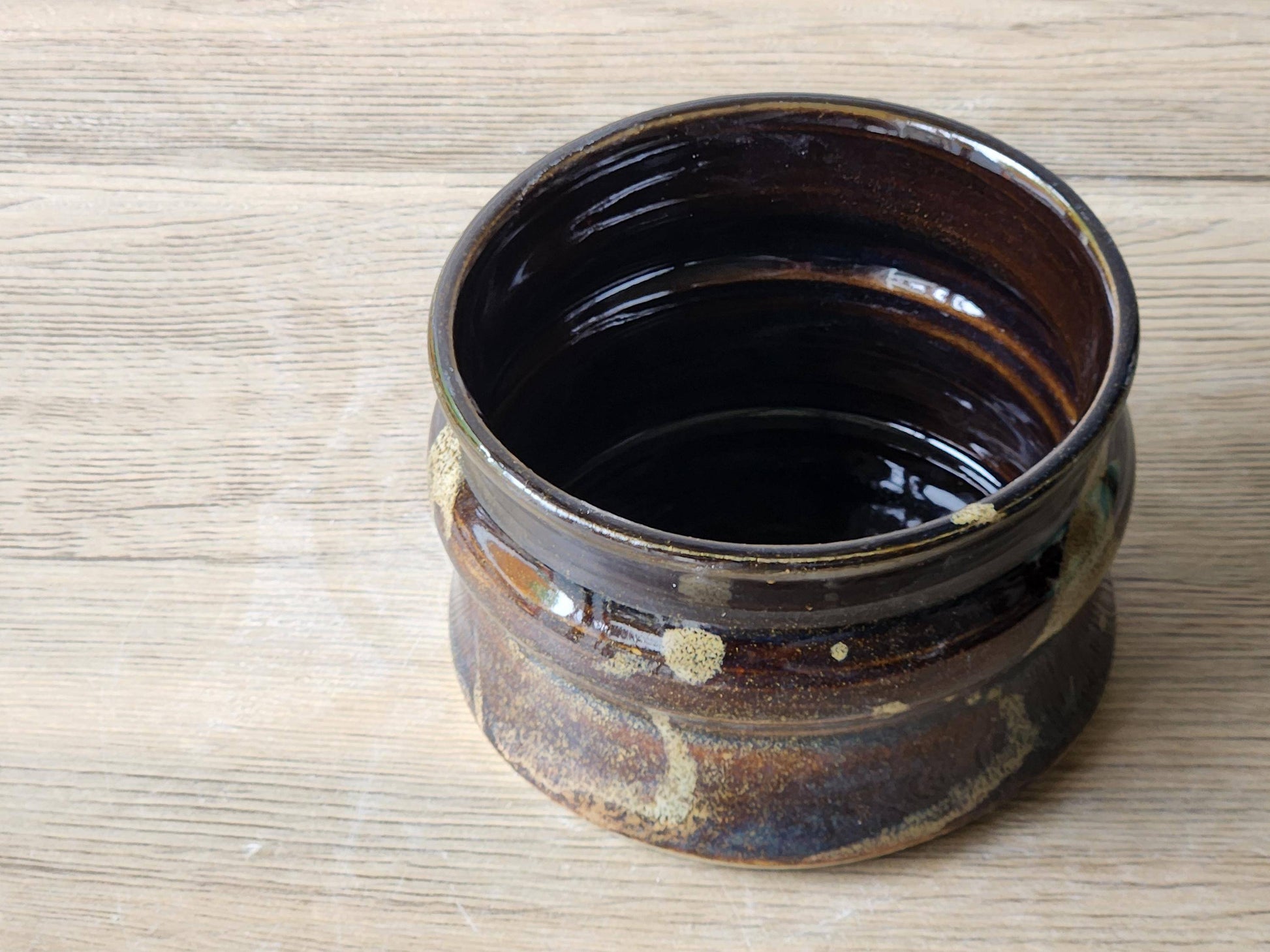 Hand-made pottery sugar bowl - UniquecCeramic container - small condiment Bowl - pottery Jar- Storage pot - small bowl