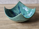 Hand-made ceramic bowls -pottery display plates/ bowls - serving or centrepiece - beautiful, unique gift - home decor