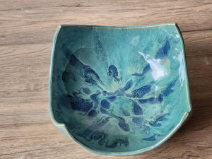 Hand-made ceramic bowls -pottery display plates/ bowls - serving or centrepiece - beautiful, unique gift - home decor