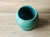 Handmade Japanese-style tea cup - whisky cup - Ceramic yunomi with crystalline glaze -Guinomi - Pottery mug - 200 ml pottery tumbler