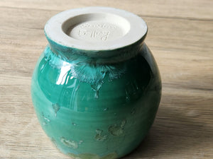 Handmade Japanese-style tea cup - whisky cup - Ceramic yunomi with crystalline glaze -Guinomi - Pottery mug - 200 ml pottery tumbler