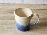 Green Ceramic mug - hand made Australian Pottery - Large mug- gift for him - coffee lover cup -400ml handmade Australian mug