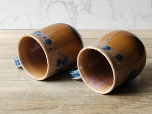 Handmade Pottery mugs-Ceramic mugs with crystalline glaze -350ml mug - coffee lover mug - Unique Gift idea