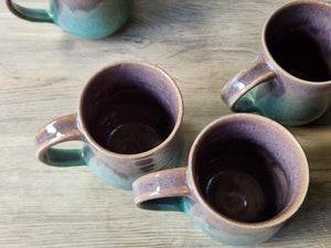 Handmade Pottery Mug Large - Ceramic large size mug - man-size mug - Large coffee mug - outback Australia inspired stein - 400ml cup