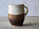 Handmade Pottery Mug - Ceramic pint size mug - man-size mug - Ex Large coffee mug - tankard- outback Australia inspired stein - 600ml cup -