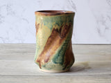 Handmade Pottery Stein - Ceramic pint size mug - man-size tankard - Bush Australia inspired stein - 500ml ceramic beer mug - Pint Pot