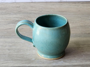 Handcrafted Pottery mug - Green cup - Handmade ceramic small mug- Teacup - Unique gift for her - 350ml cup